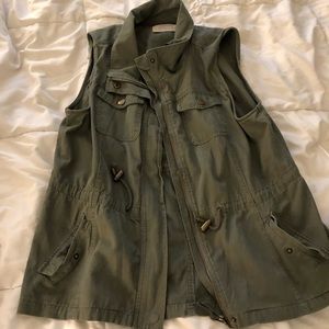 Women’s green vest